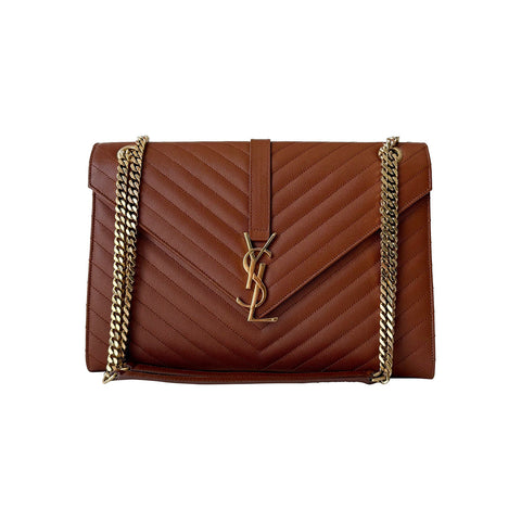 Saint Laurent LouLou Puffer Small Denim Shoulder Bag