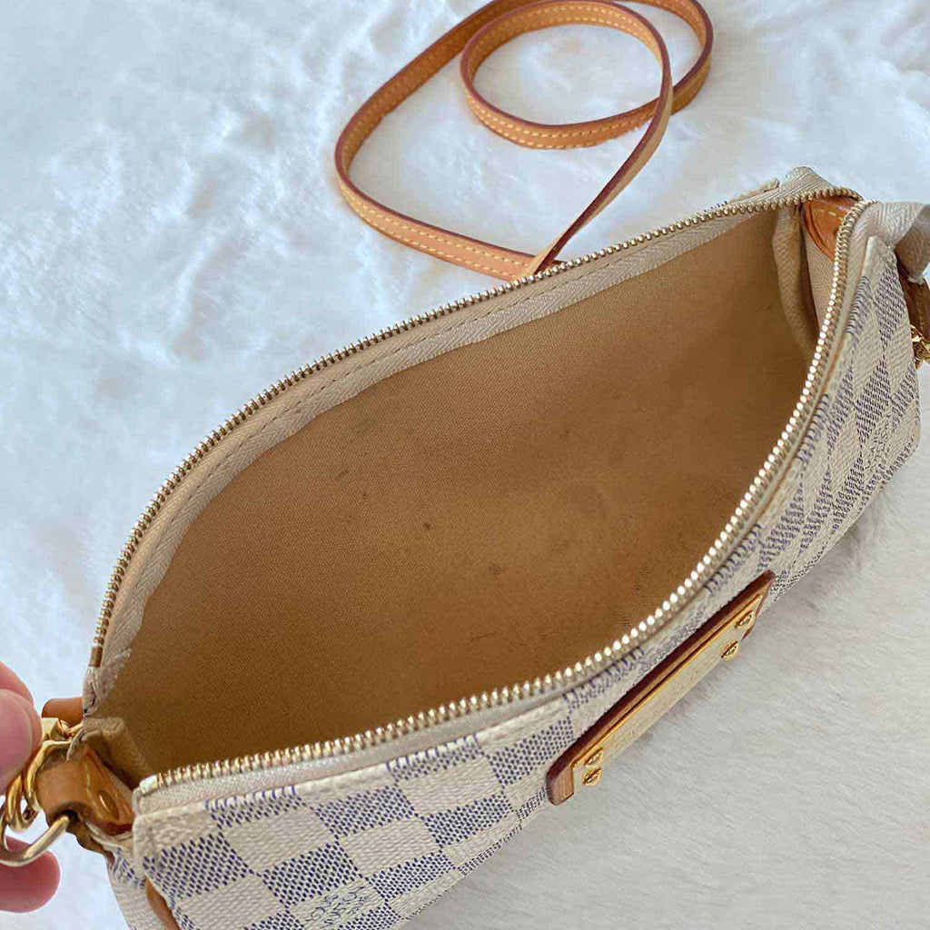 Louis Vuitton Damier Azur Eva Clutch
