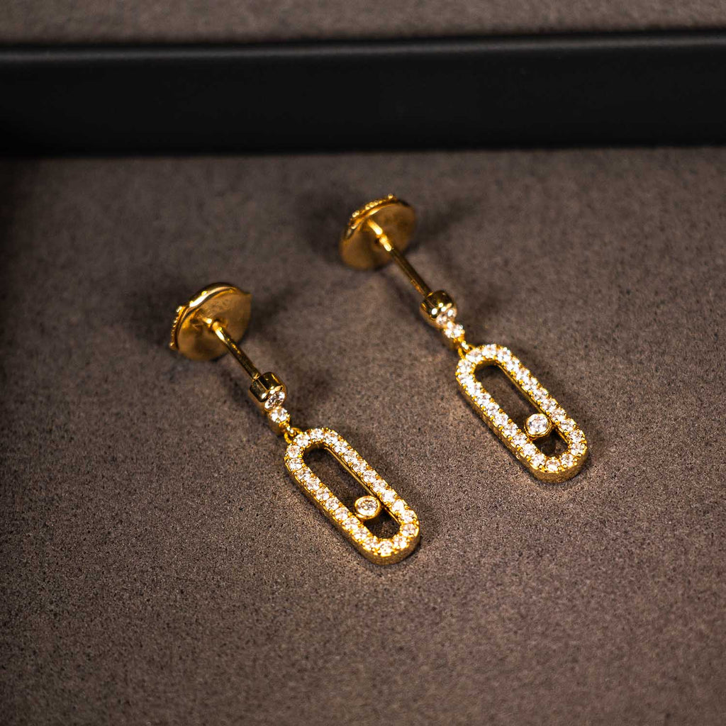 Messika 18K Diamonds Move Uno Stud Earrings