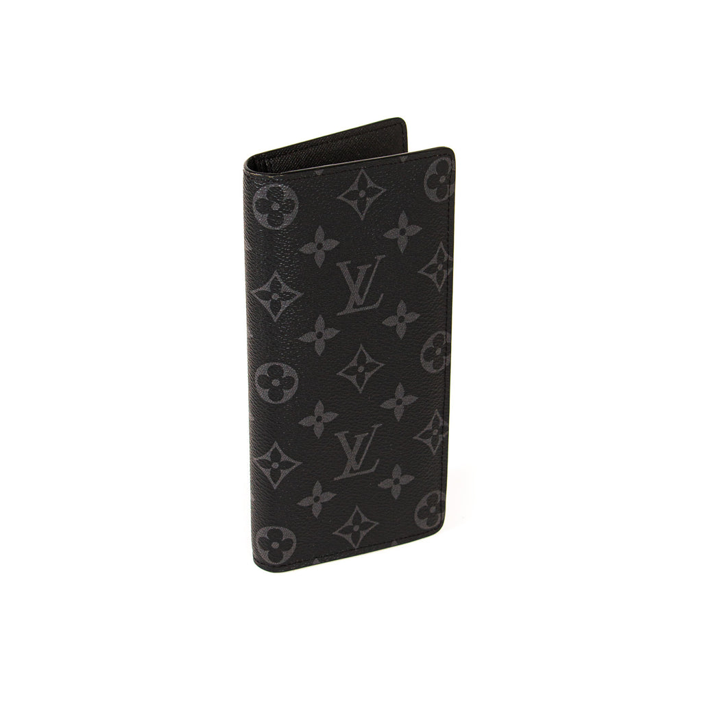 Louis Vuitton Monogram Eclipse Brazza Wallet