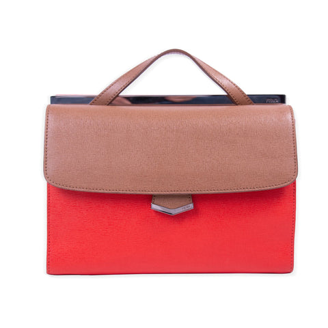 Fendi By The Way Shearling Shoulder Bag