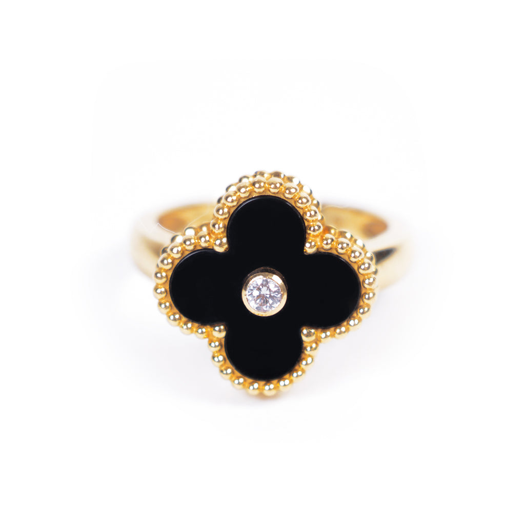 Van Cleef & Arpels Alhambra Diamond Ring
