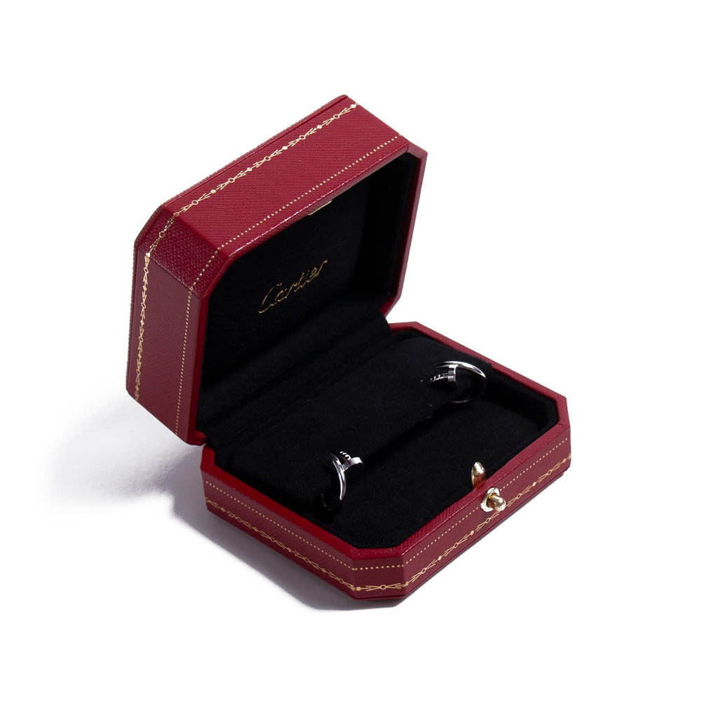 Cartier Juste Un Clou White Gold Earrings