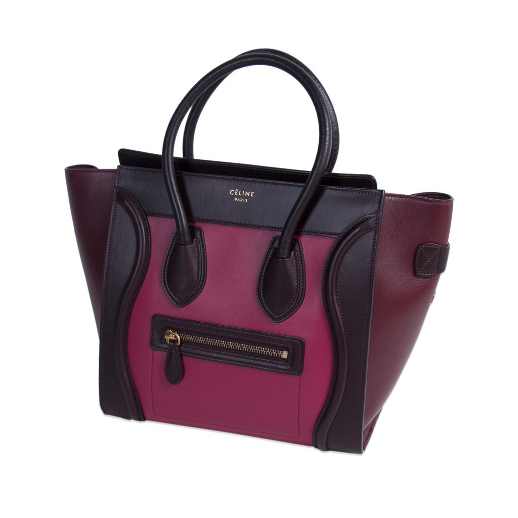 Celine Tricolor Micro Luggage Tote Bag Bags Celine - Shop authentic new pre-owned designer brands online at Re-Vogue