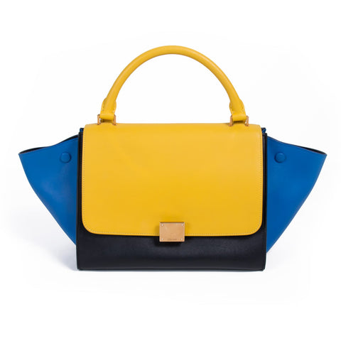 Celine Tri-Color Trapeze Bag
