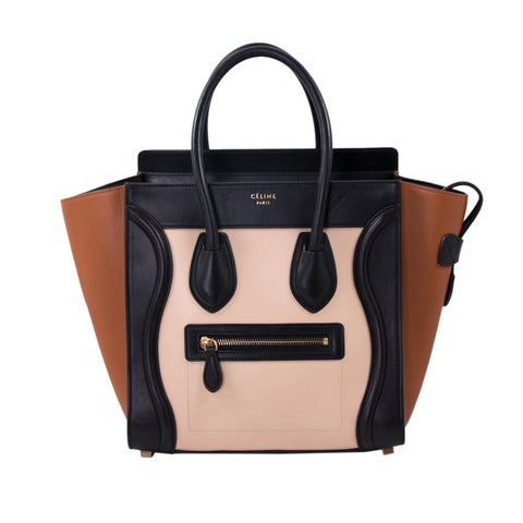 Celine Tri-Color Trapeze Bag