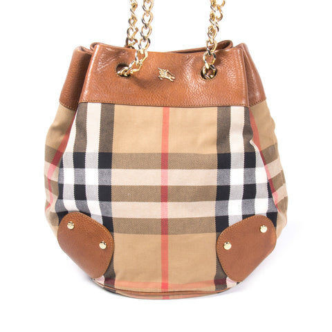 Burberry Perforated Oversized Hobo