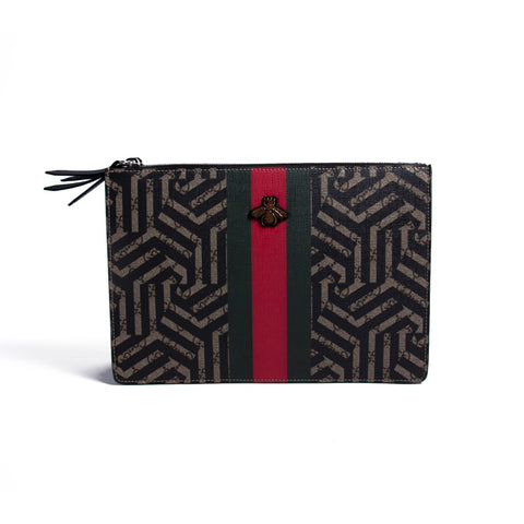 Gucci Shield Metal Leather Belt