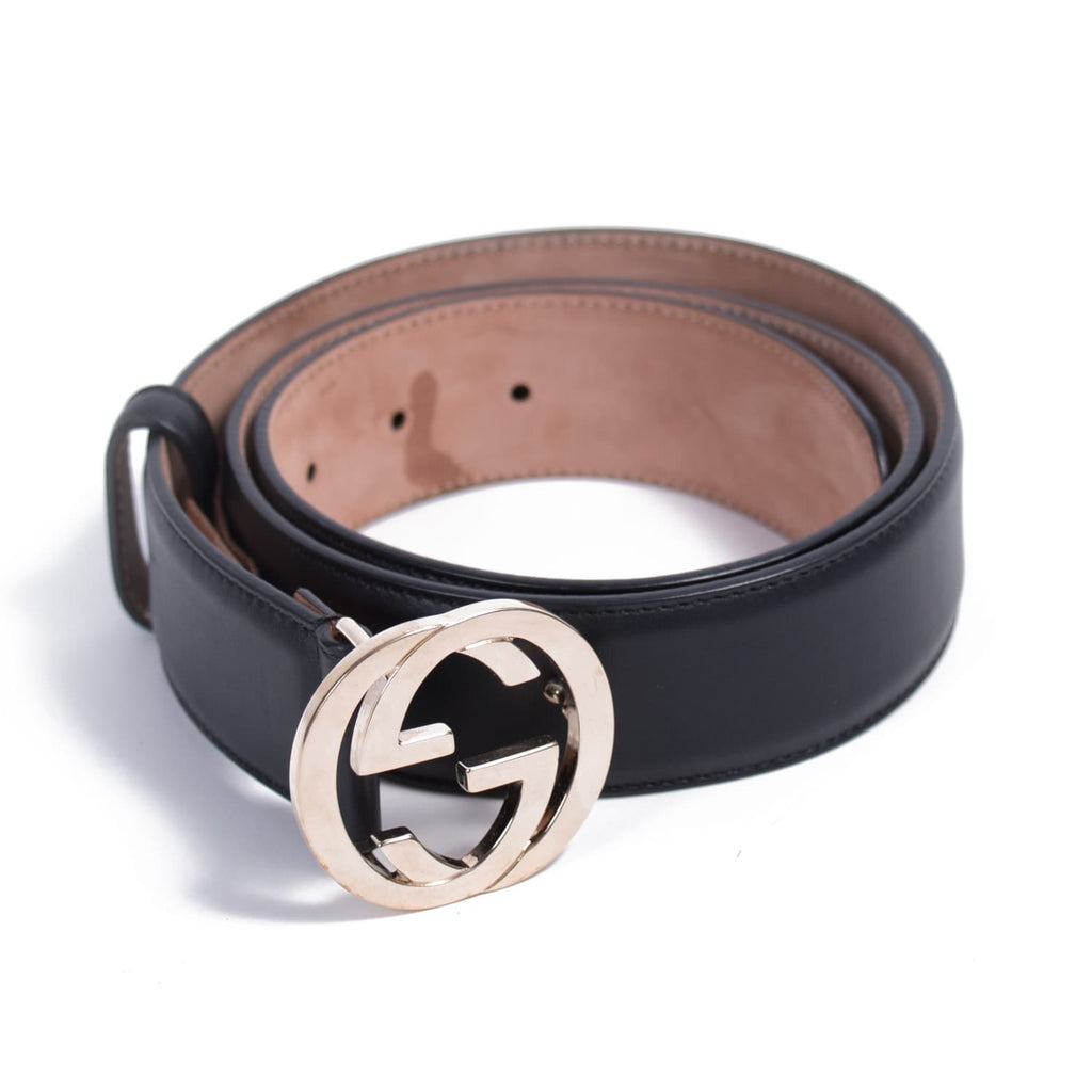 Gucci GG Interlocking Leather Belt
