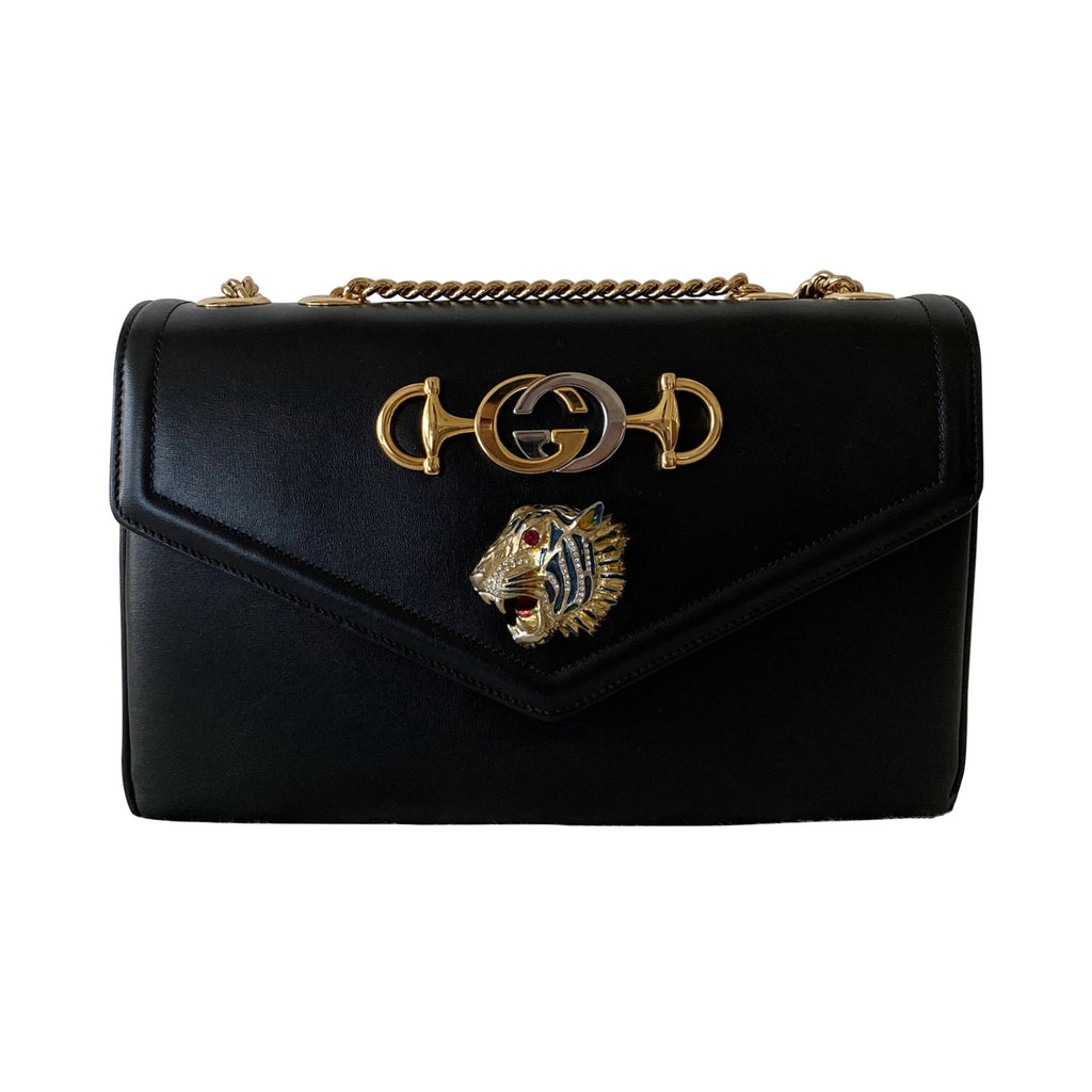 Gucci Rajah Tiger Head Medium Shoulder Bag