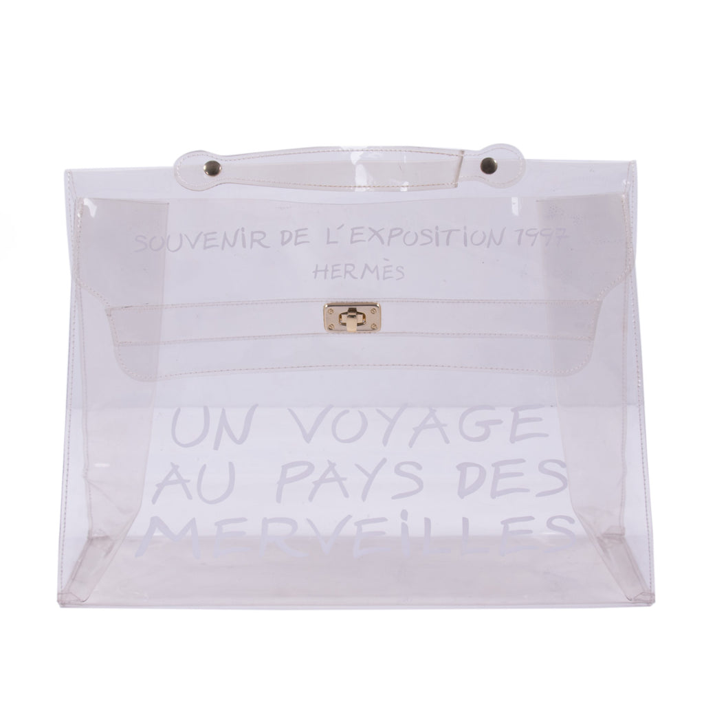 Hermès Transparent Vinyl Kelly Bag