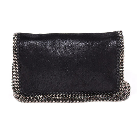 Stella McCartney Specked Metallic Fold Over Shoulder Bag