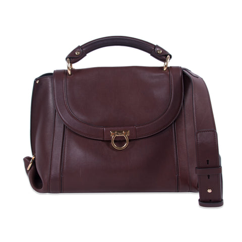 Salvatore Ferragamo Snake Skin Sofia Satchel