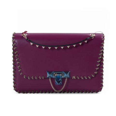 Valentino Leather Logo Belt