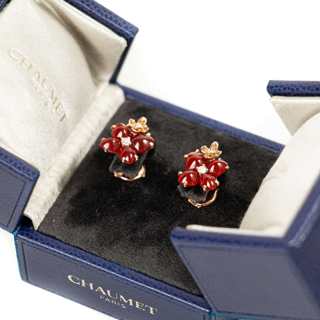Chaumet Hortensia Aube Rosée Earrings
