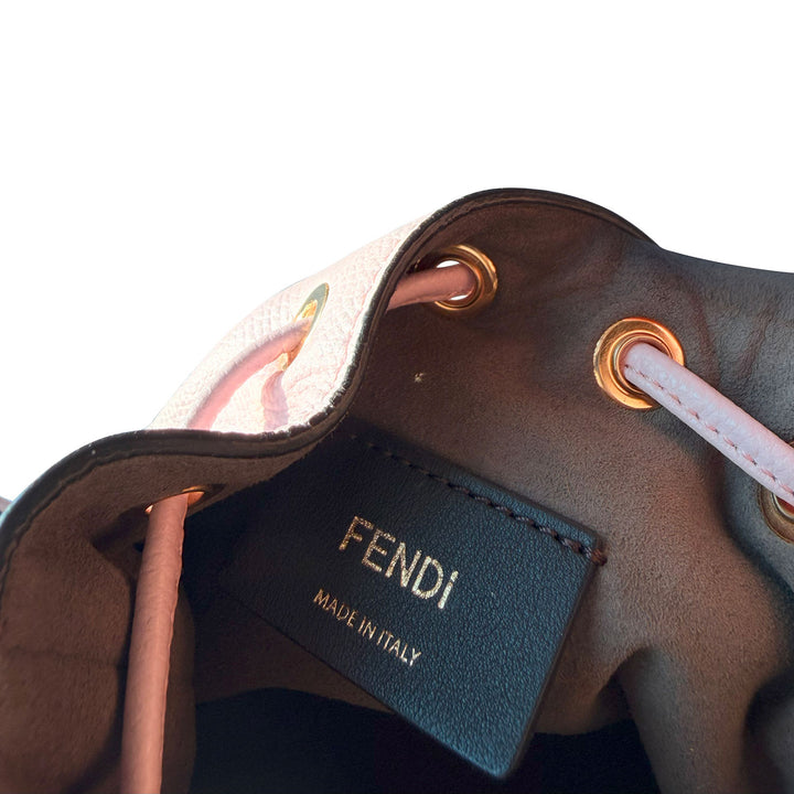 Fendi Mon Tresor Leather Bucket Bag