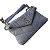 Saint Laurent LouLou Puffer Small Denim Shoulder Bag