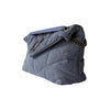 Saint Laurent LouLou Puffer Small Denim Shoulder Bag