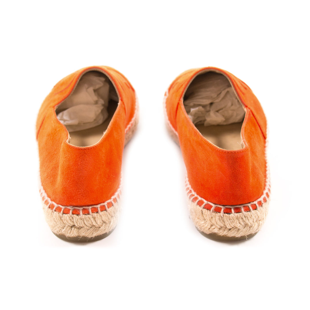 Chanel Red Suede Espadrilles Flat Shoes Chanel - Shop authentic new pre-owned designer brands online at Re-Vogue