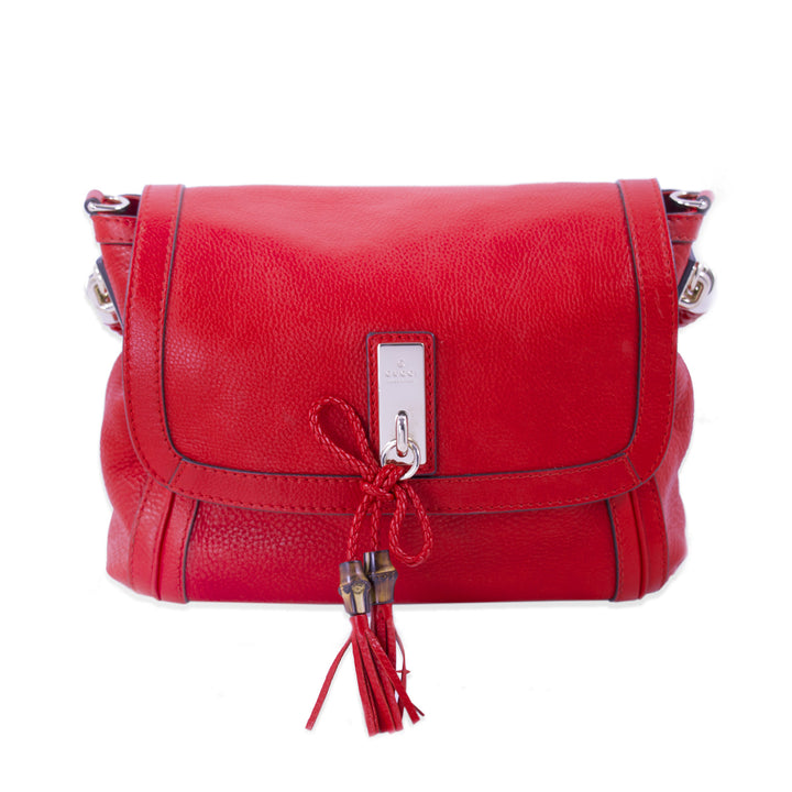 Gucci Bella Red Leather Shoulder Bag Bags Gucci - Shop authentic new pre-owned designer brands online at Re-Vogue