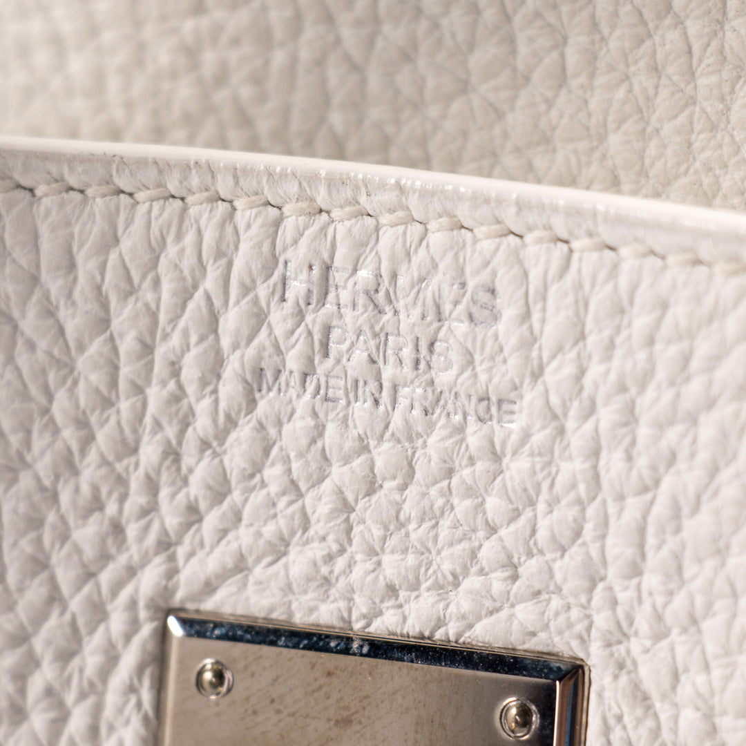 Hermès Birkin 30 White Clemence Leather Bags Hermès - Shop authentic new pre-owned designer brands online at Re-Vogue
