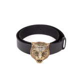 Gucci Tiger Head Leather Belt