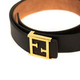 Fendi Leather Logo Double F Belt Accessories Fendi - Shop authentic new pre-owned designer brands online at Re-Vogue