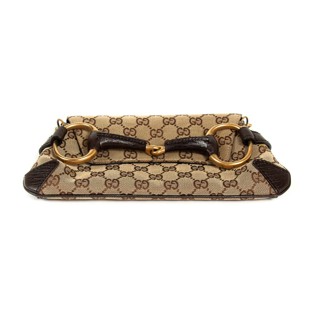 Gucci GG Canvas Horsebit Clutch Bags Gucci - Shop authentic new pre-owned designer brands online at Re-Vogue