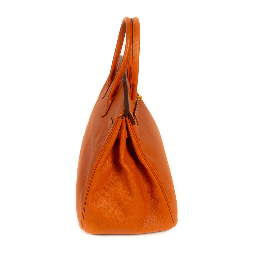Hermès Birkin 35 Feu D'Orange Epsom Bags Hermès - Shop authentic new pre-owned designer brands online at Re-Vogue