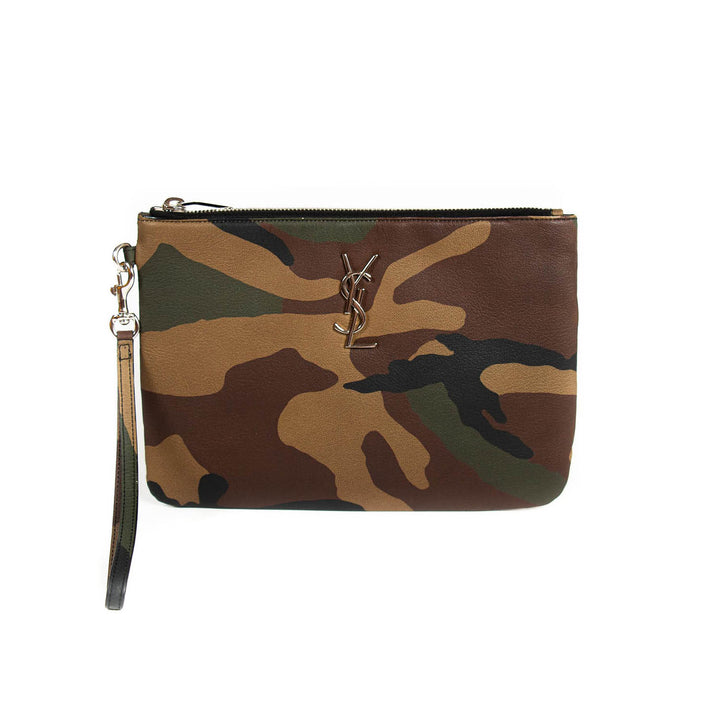 Saint Laurent Camouflage Pouch
