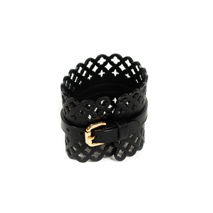 Louis Vuitton Leather Wrap Bracelet