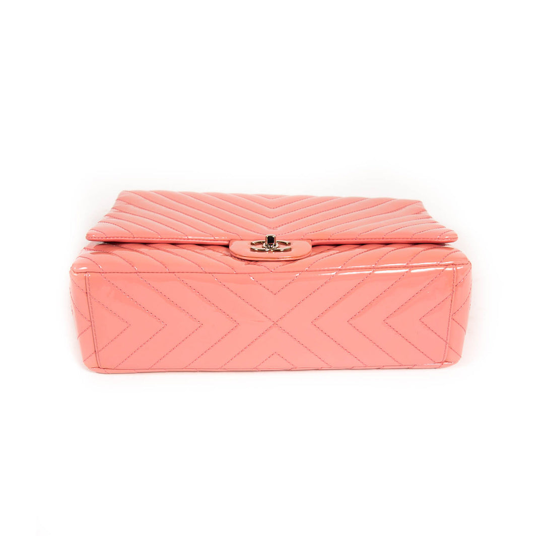 Chanel Classic Chevron Maxi Flap Bag