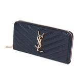 Saint Laurent Monogram Zip Around Wallet Accessories Yves Saint Laurent - Shop authentic new pre-owned designer brands online at Re-Vogue