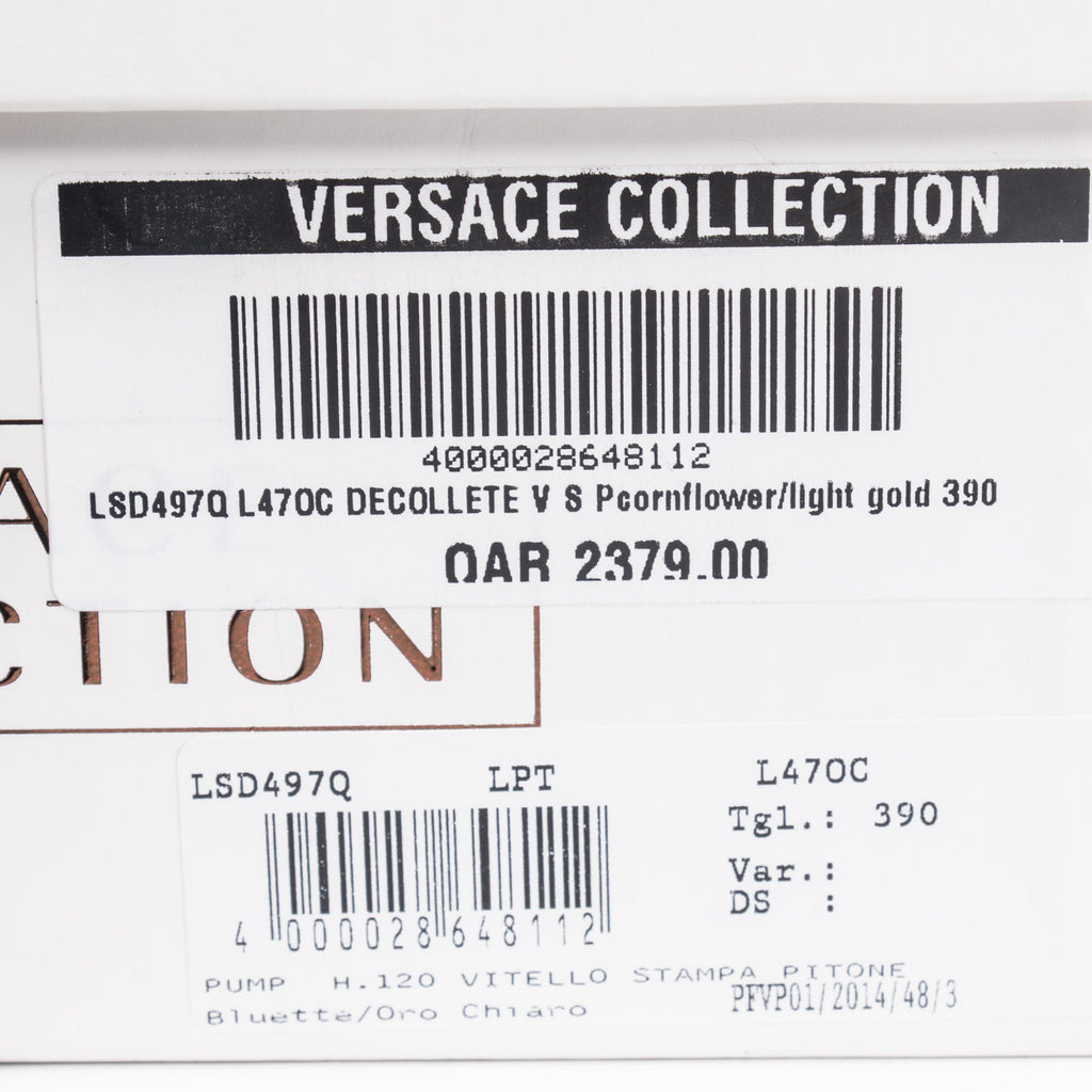 Versace Python Decollete Platform Shoes Versace - Shop authentic new pre-owned designer brands online at Re-Vogue