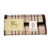 Burberry Haymarket Continental Wallet Accessories Burberry - Shop authentic new pre-owned designer brands online at Re-Vogue