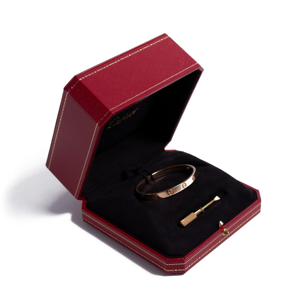 Cartier Rose Gold Love Bracelet Accessories Cartier - Shop authentic new pre-owned designer brands online at Re-Vogue