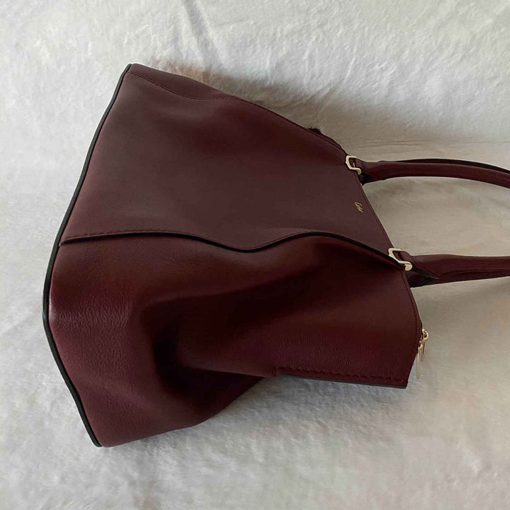 Cartier C de Cartier Leather Handbag