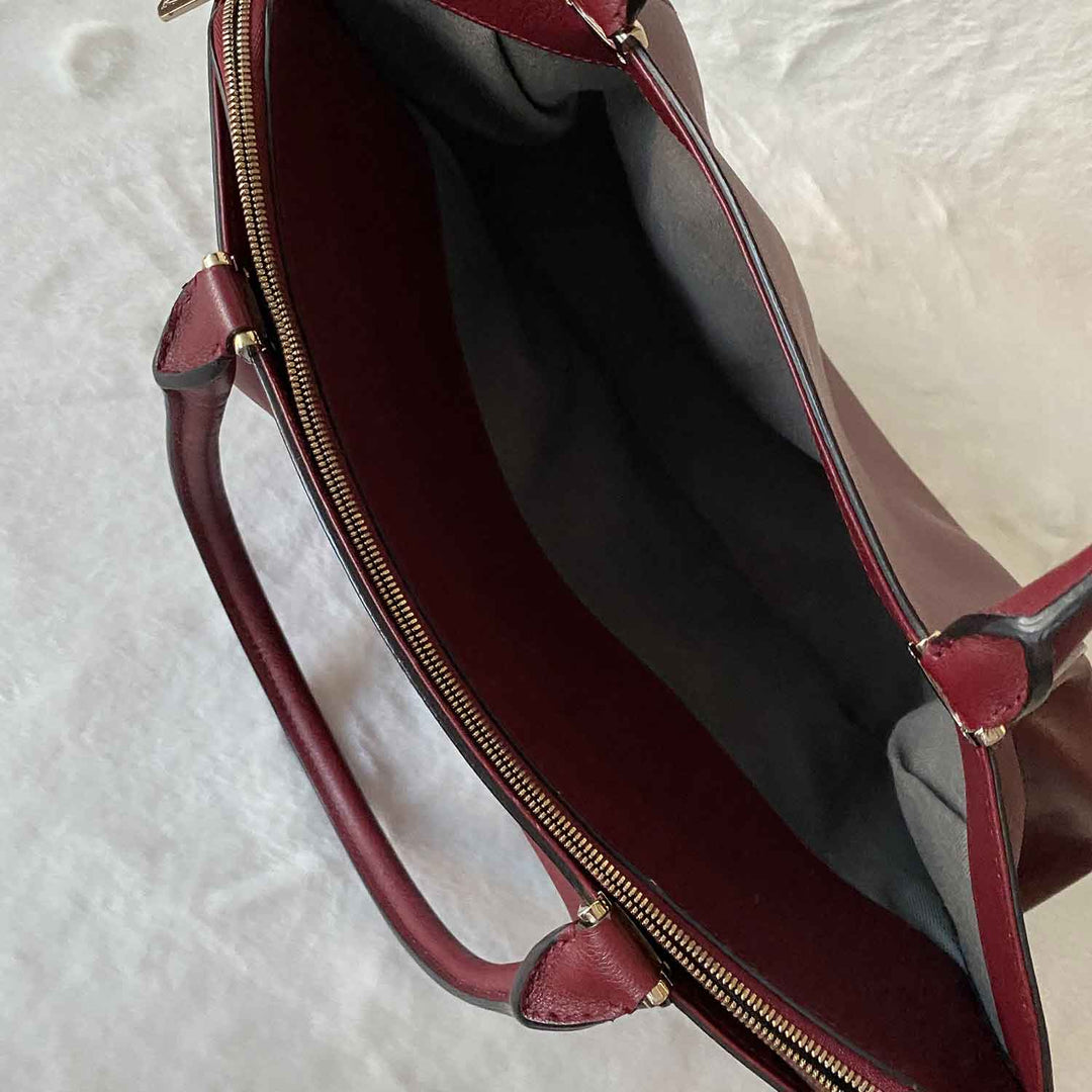 Cartier C de Cartier Leather Handbag