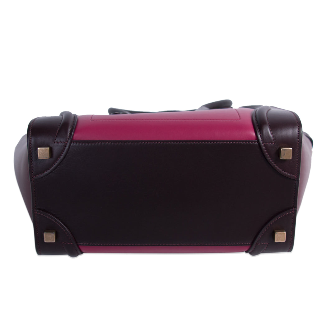 Celine Tricolor Micro Luggage Tote Bag Bags Celine - Shop authentic new pre-owned designer brands online at Re-Vogue