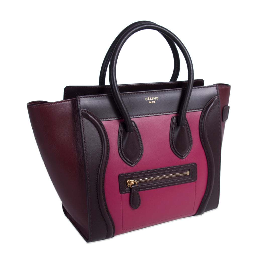 Celine Tricolor Micro Luggage Tote Bag Bags Celine - Shop authentic new pre-owned designer brands online at Re-Vogue