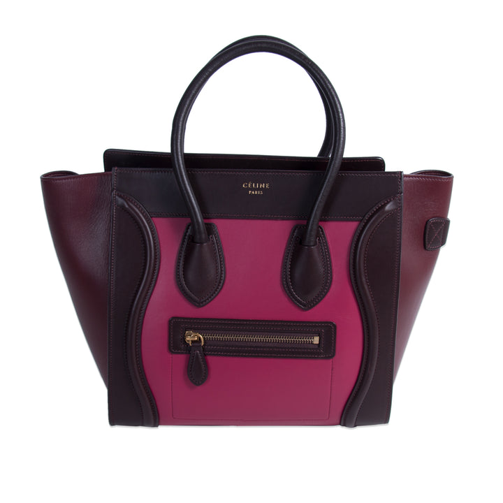 Celine Tricolor Micro Luggage Tote Bag Bags Celine - Shop authentic new pre-owned designer brands online at Re-Vogue
