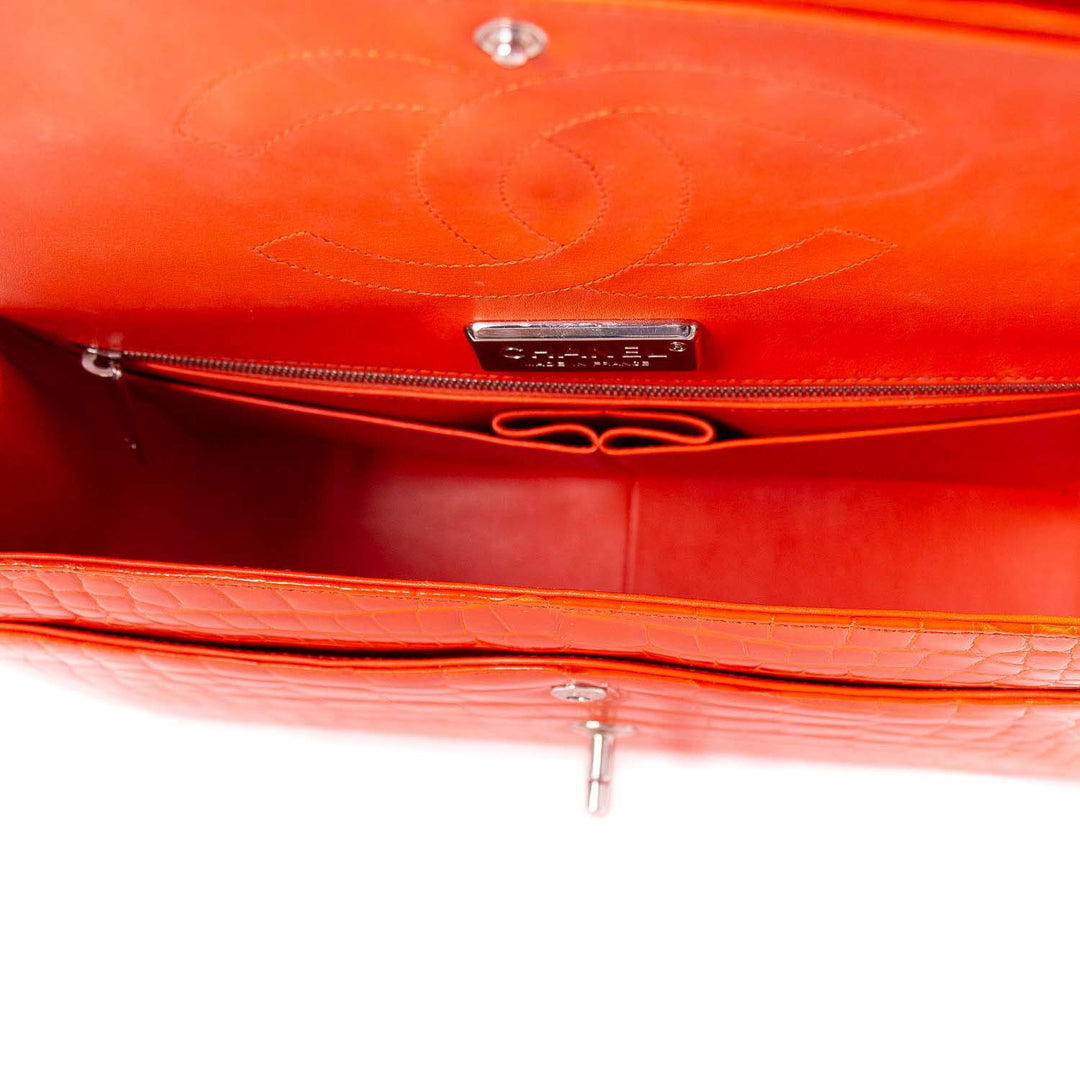 Chanel Classic Crocodile Jumbo Double Flap Bag Bags Chanel - Shop authentic new pre-owned designer brands online at Re-Vogue