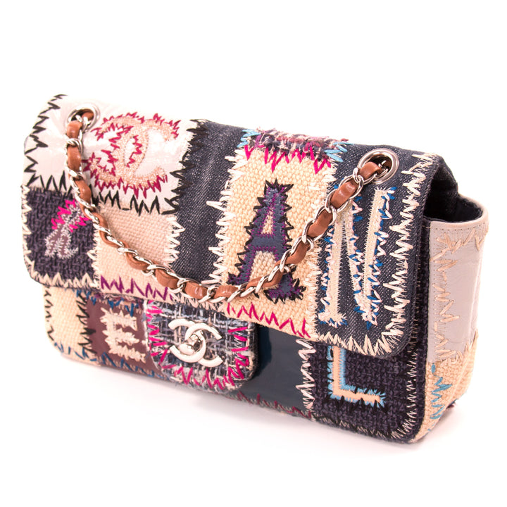 Chanel Classic Denim Patchwork Medium Flap Bag Bags Chanel - Shop authentic new pre-owned designer brands online at Re-Vogue