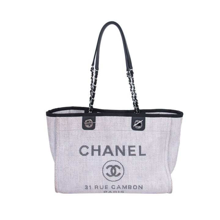 Chanel Small Deauville Tote Bag Bags Chanel - Shop authentic new pre-owned designer brands online at Re-Vogue