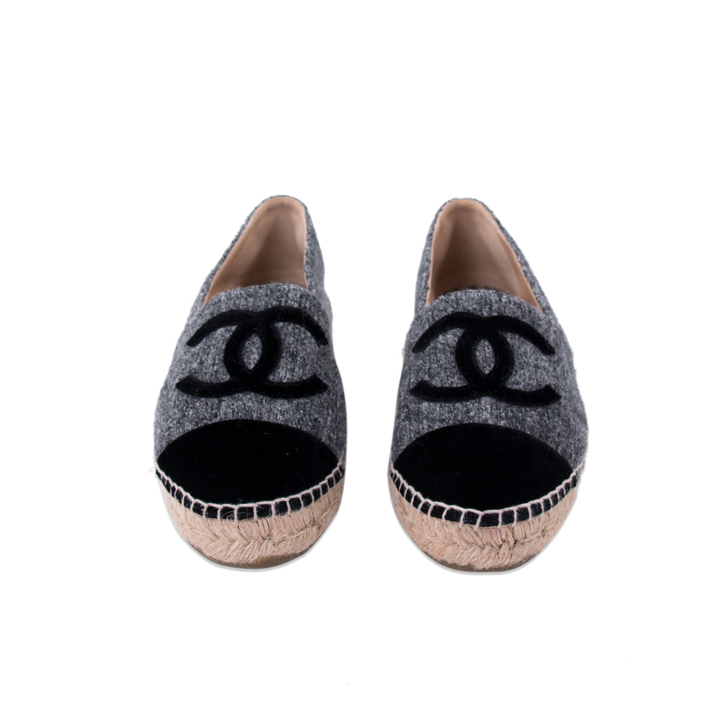 Chanel 2016 CC Tweed Espadrilles Shoes Chanel - Shop authentic new pre-owned designer brands online at Re-Vogue