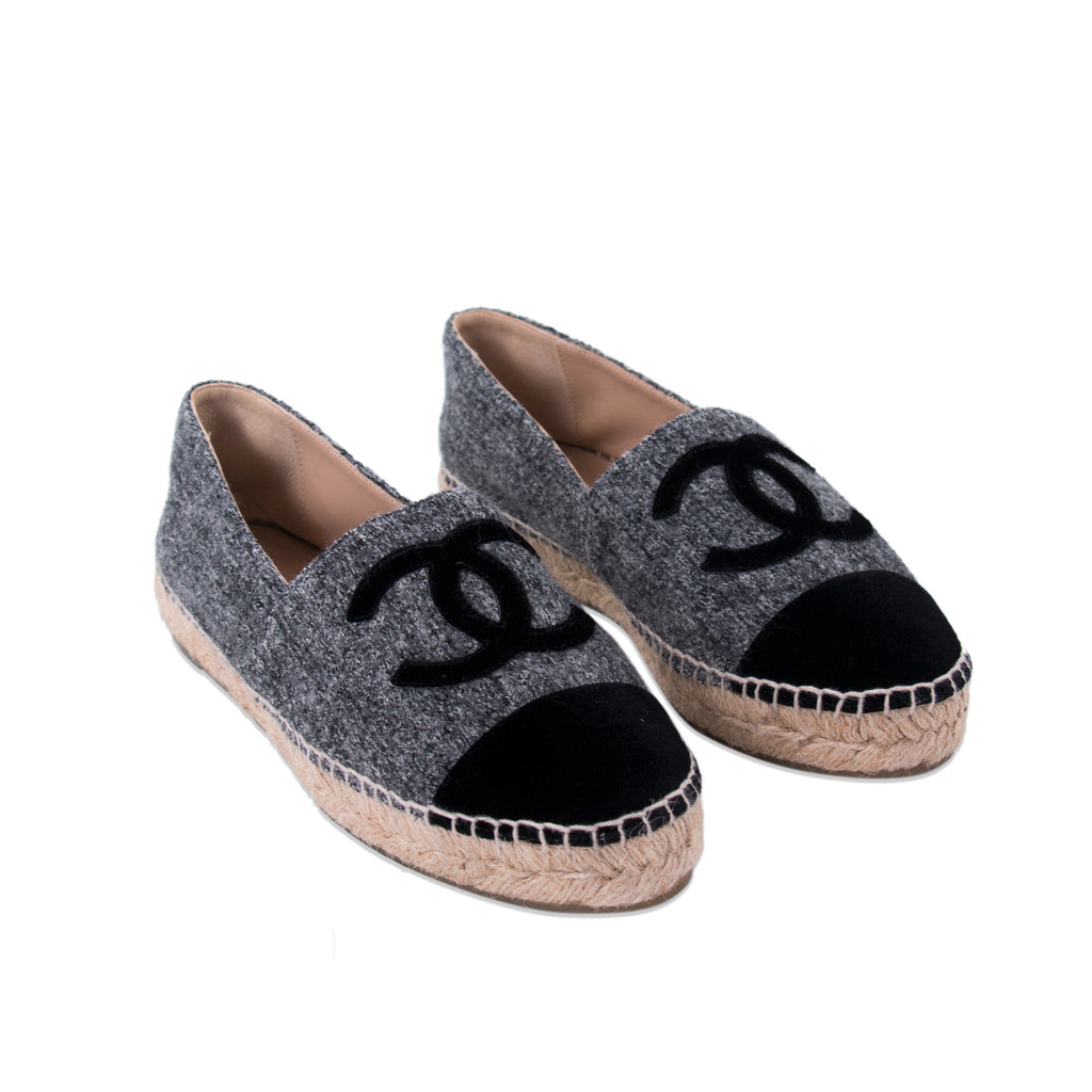 Chanel 2016 CC Tweed Espadrilles Shoes Chanel - Shop authentic new pre-owned designer brands online at Re-Vogue