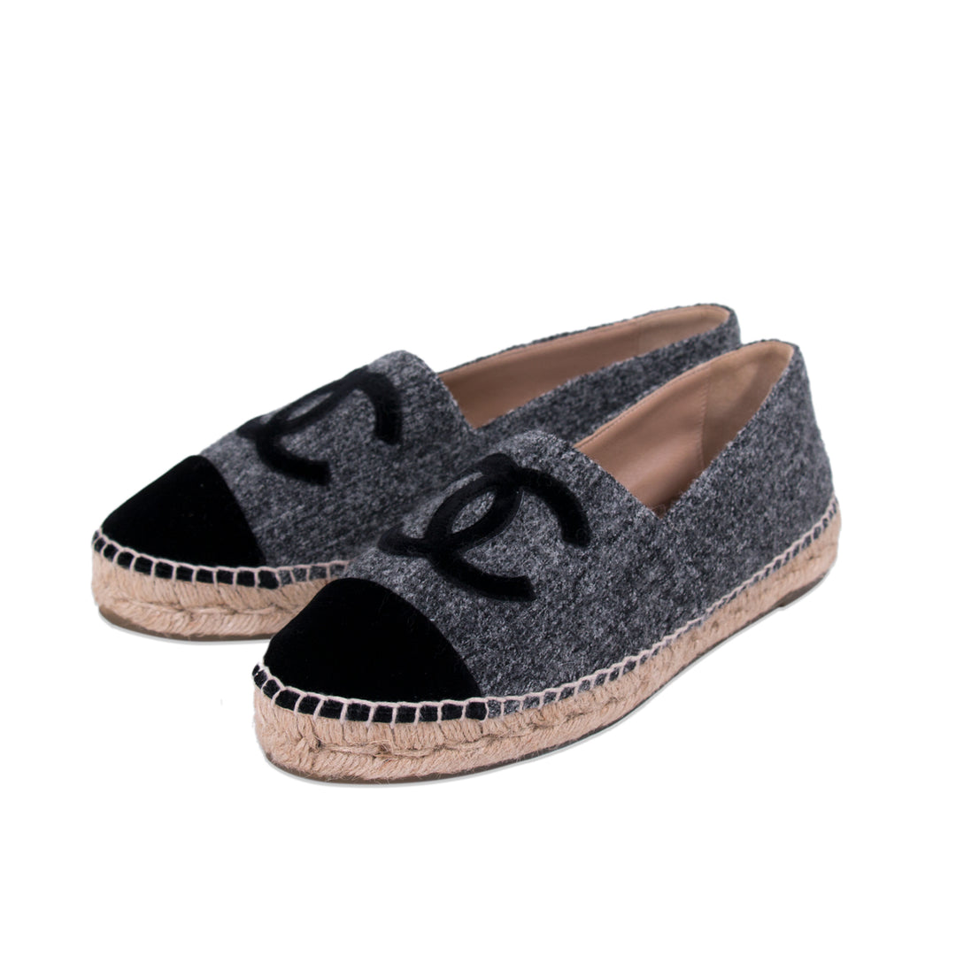 Chanel 2016 CC Tweed Espadrilles Shoes Chanel - Shop authentic new pre-owned designer brands online at Re-Vogue