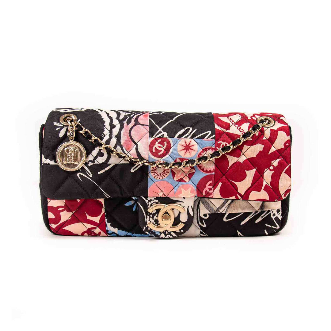 Chanel Printed Medium Single Flap Bag Bags Chanel - Shop authentic new pre-owned designer brands online at Re-Vogue