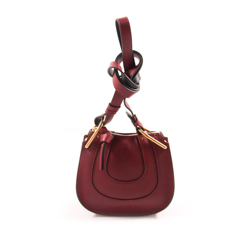 Chloé Embossed Leather Mini C Bag