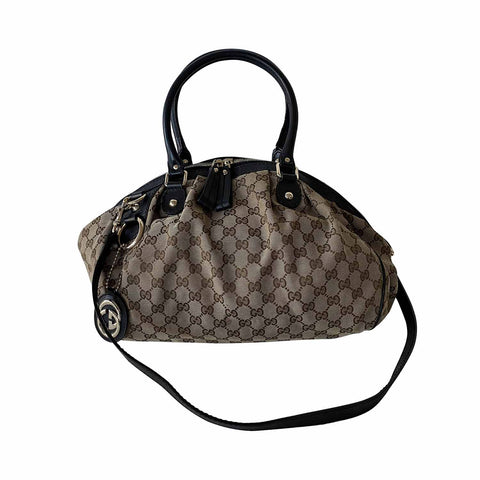 Gucci GG Marmont Leather Aril Shoulder Bag
